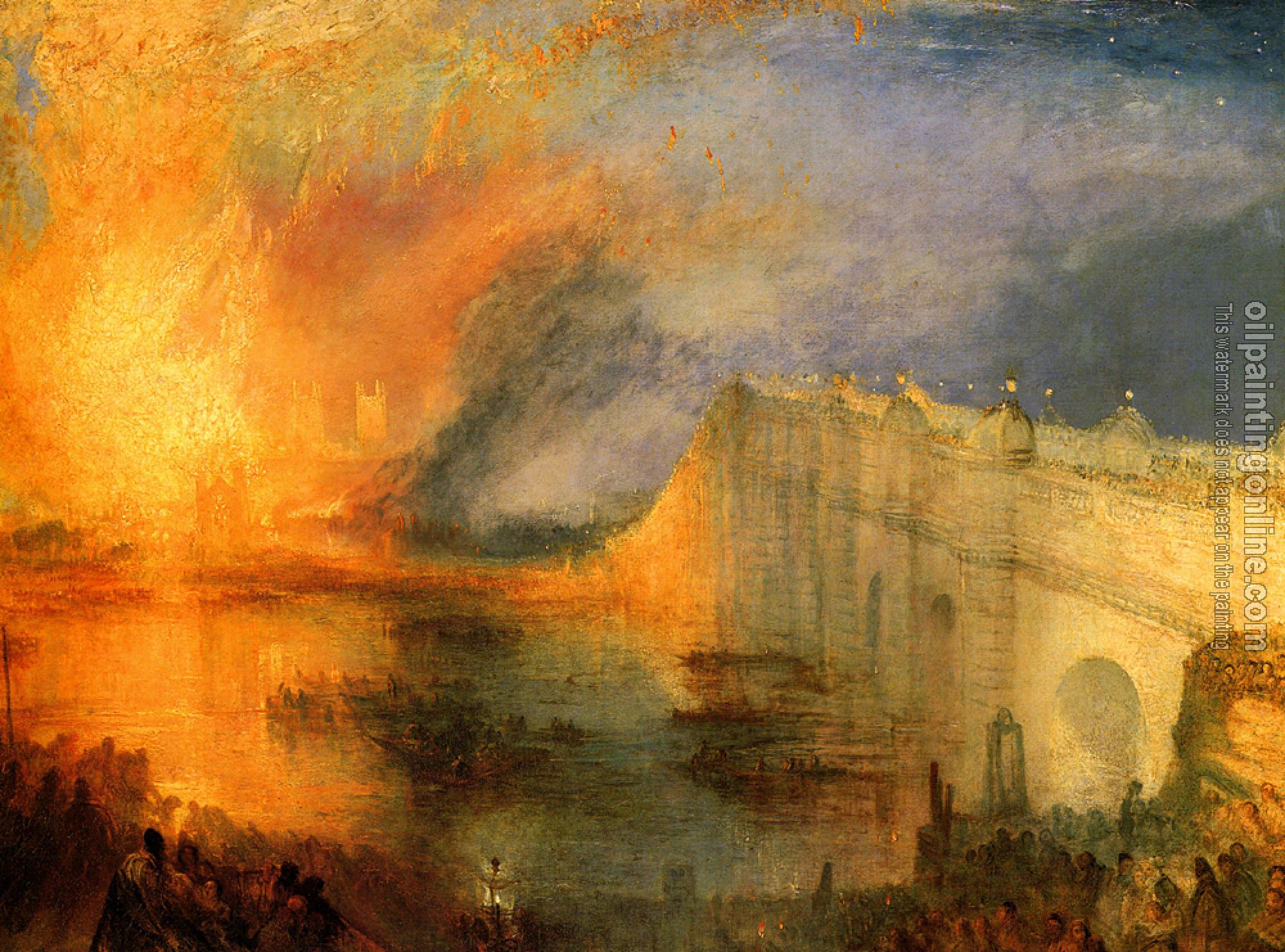 Turner, Joseph Mallord William - The Burning of the Houses of Parliament